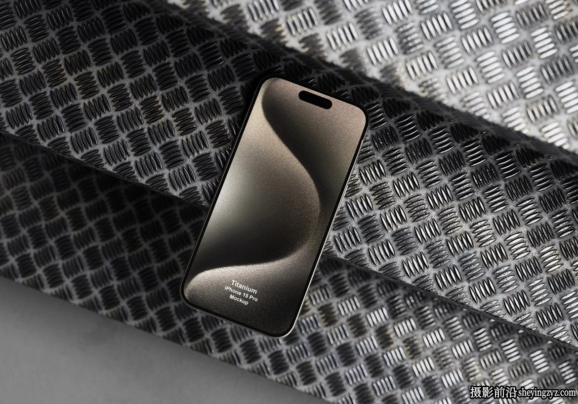 iPhone15Pro钛金属手机样机模型