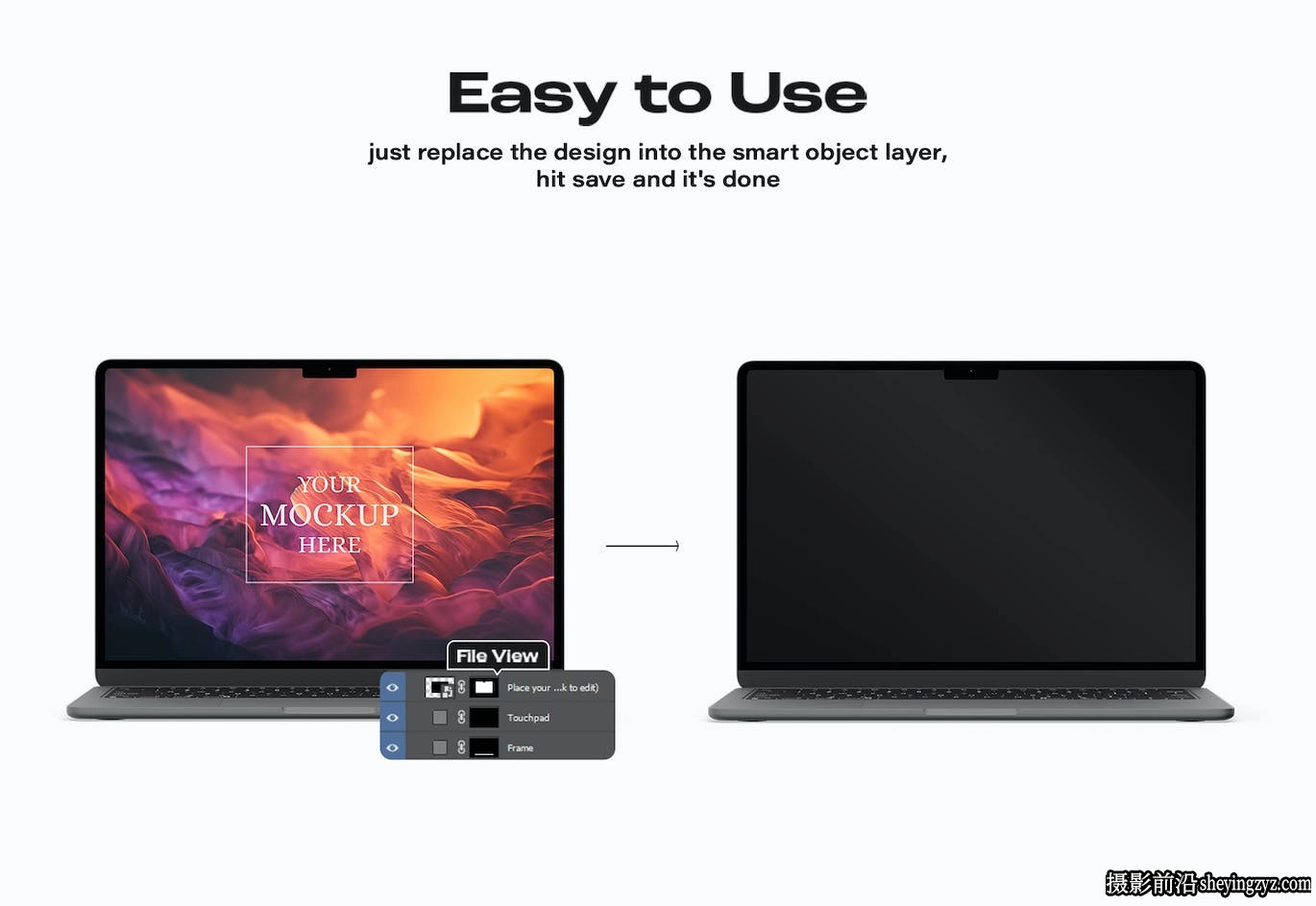 MacbookAir样机电脑样机套装