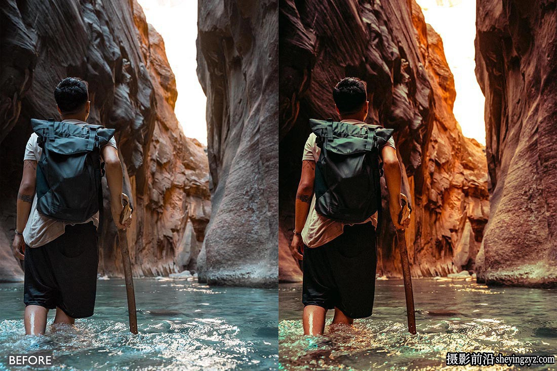 青橙色电影旅行LR预设及手机lr预设 Orange &amp; Teal Travel Presets