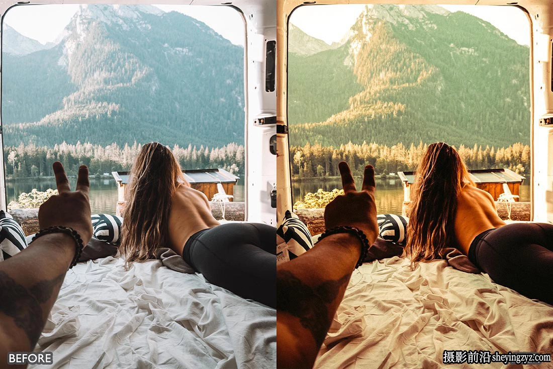青橙色电影旅行LR预设及手机lr预设 Orange &amp; Teal Travel Presets