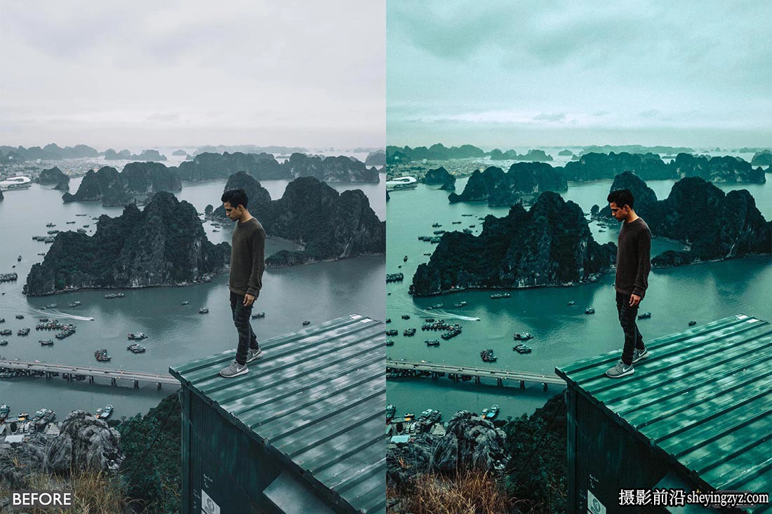 青橙色电影旅行LR预设及手机lr预设 Orange &amp; Teal Travel Presets