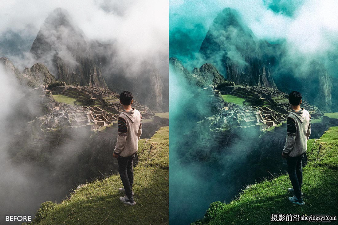 青橙色电影旅行LR预设及手机lr预设 Orange &amp; Teal Travel Presets
