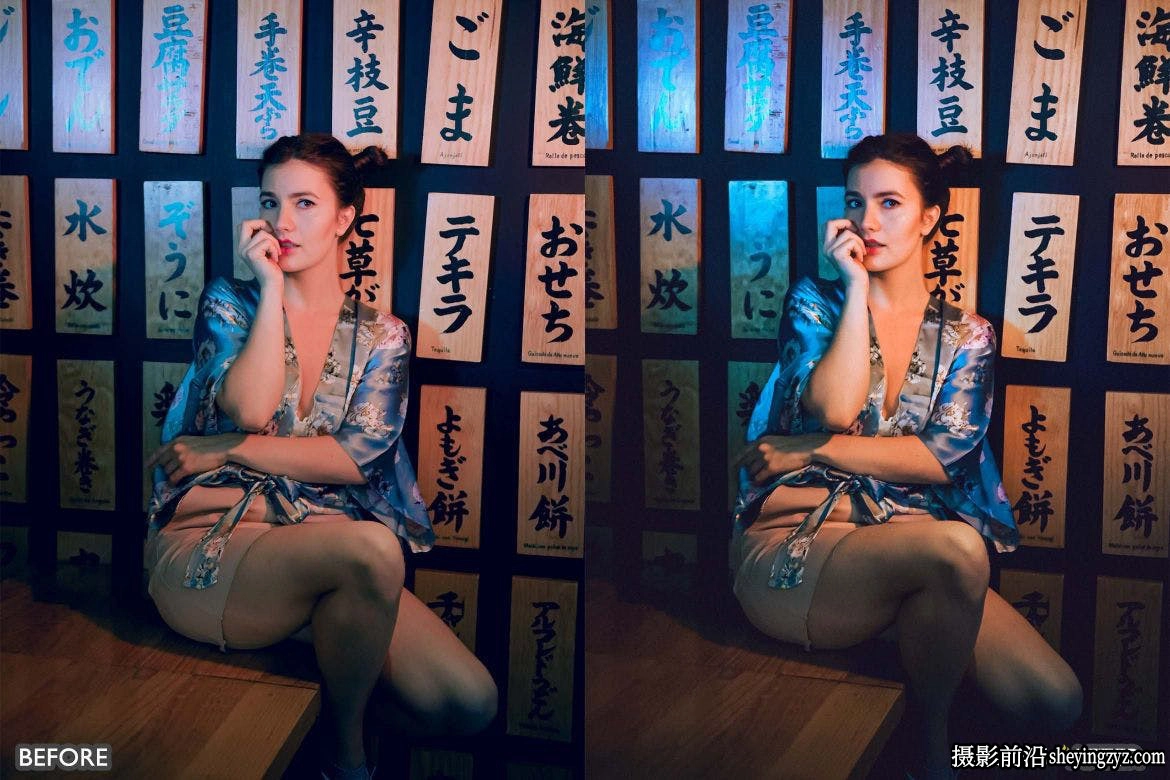 10种港风电影夜景人像Lr预设 Night Presets for Lightroom Presets