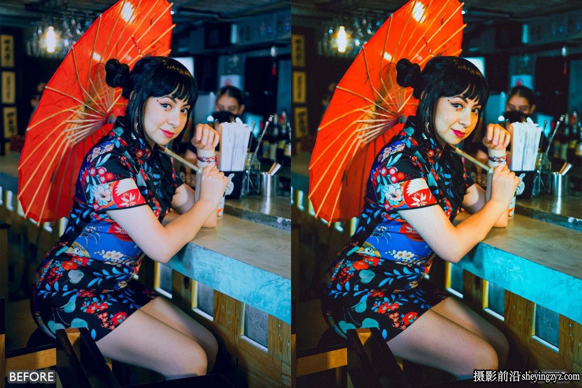 10种港风电影夜景人像Lr预设 Night Presets for Lightroom Presets