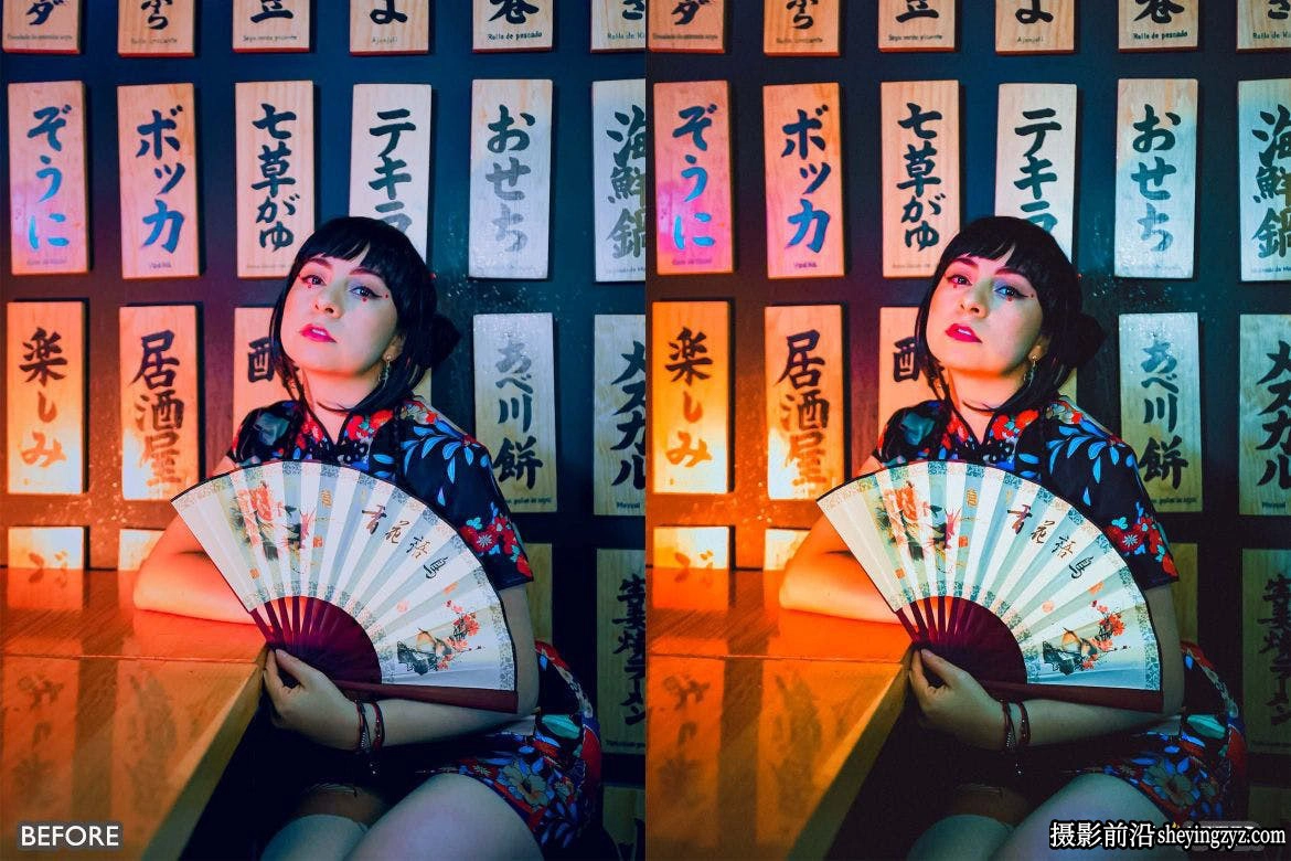 10种港风电影夜景人像Lr预设 Night Presets for Lightroom Presets