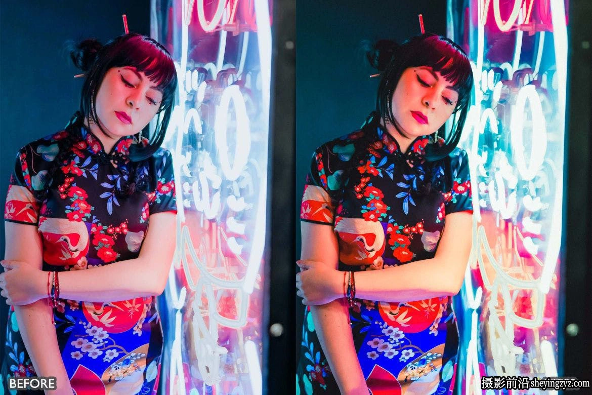 10种港风电影夜景人像Lr预设 Night Presets for Lightroom Presets
