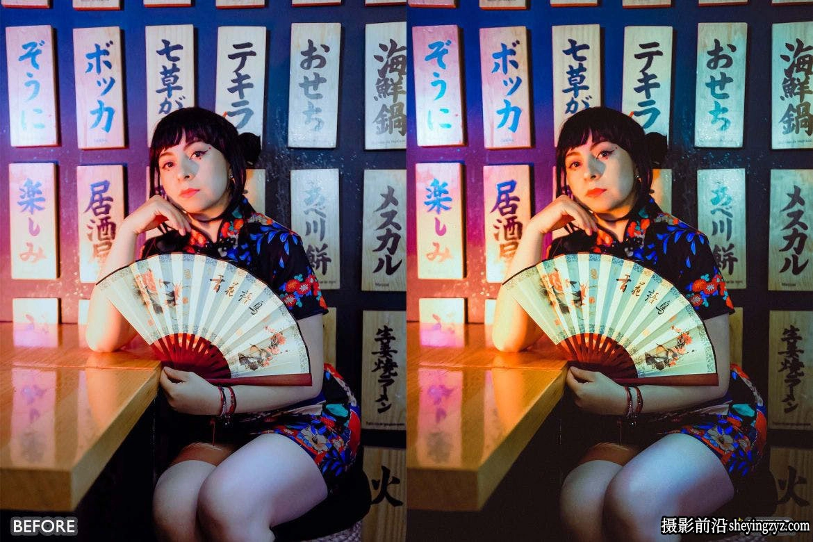 10种港风电影夜景人像Lr预设 Night Presets for Lightroom Presets