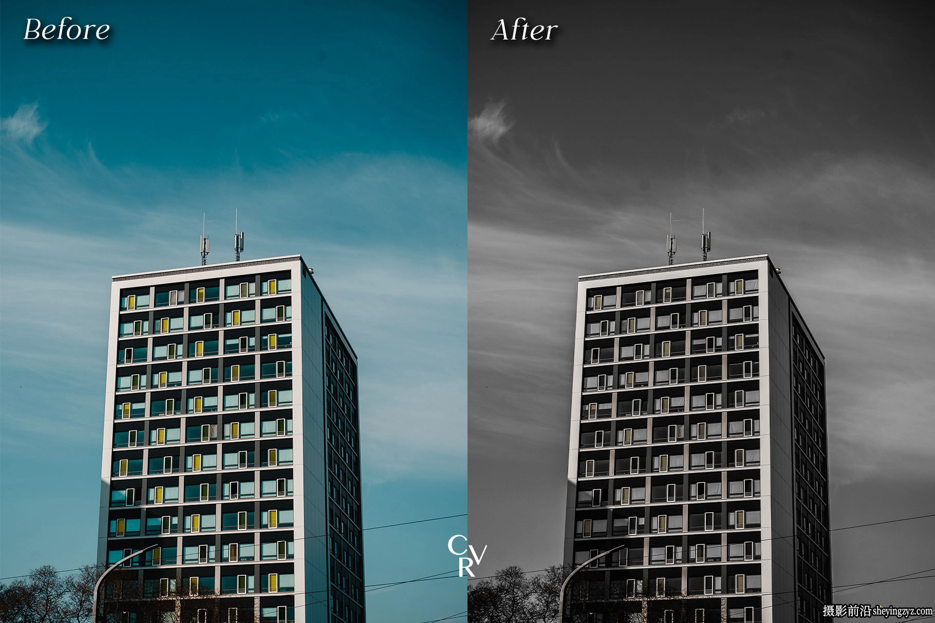 10种黑暗城市风光人像Lightroom预设 Urban Black Lightroom Presets