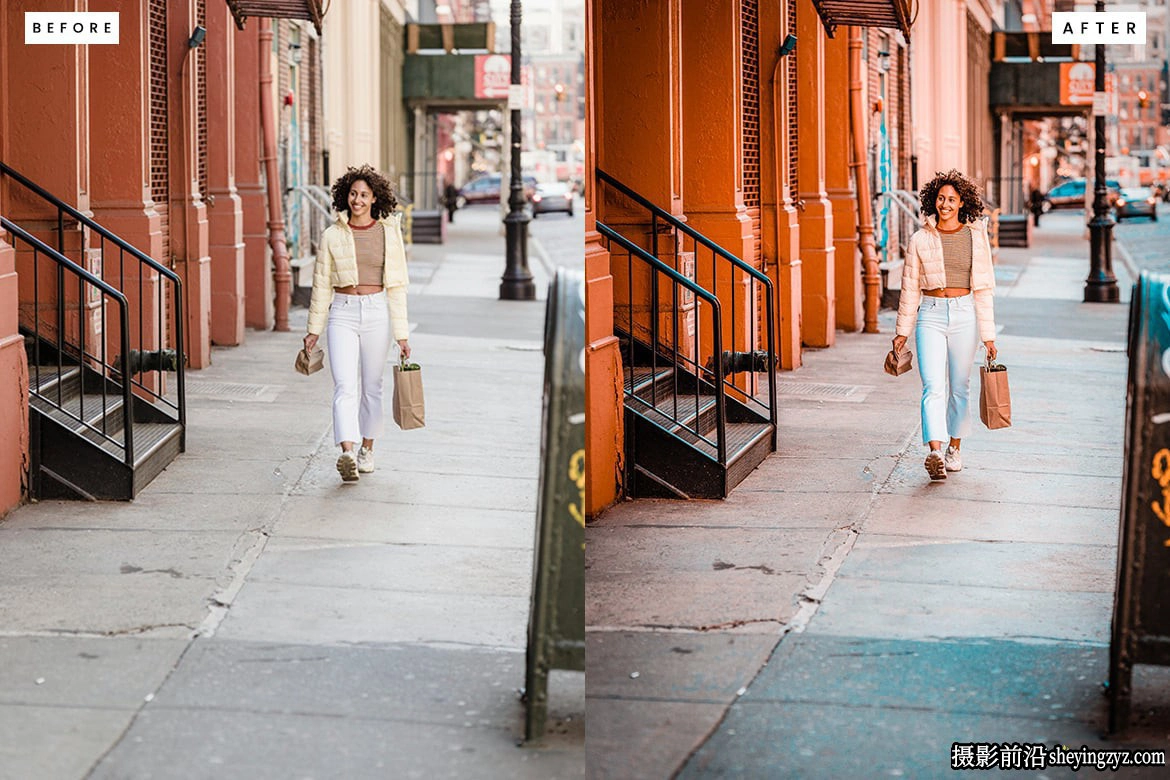 10种城市街拍电影人像Lightroom预设 City Walk Lightroom Presets