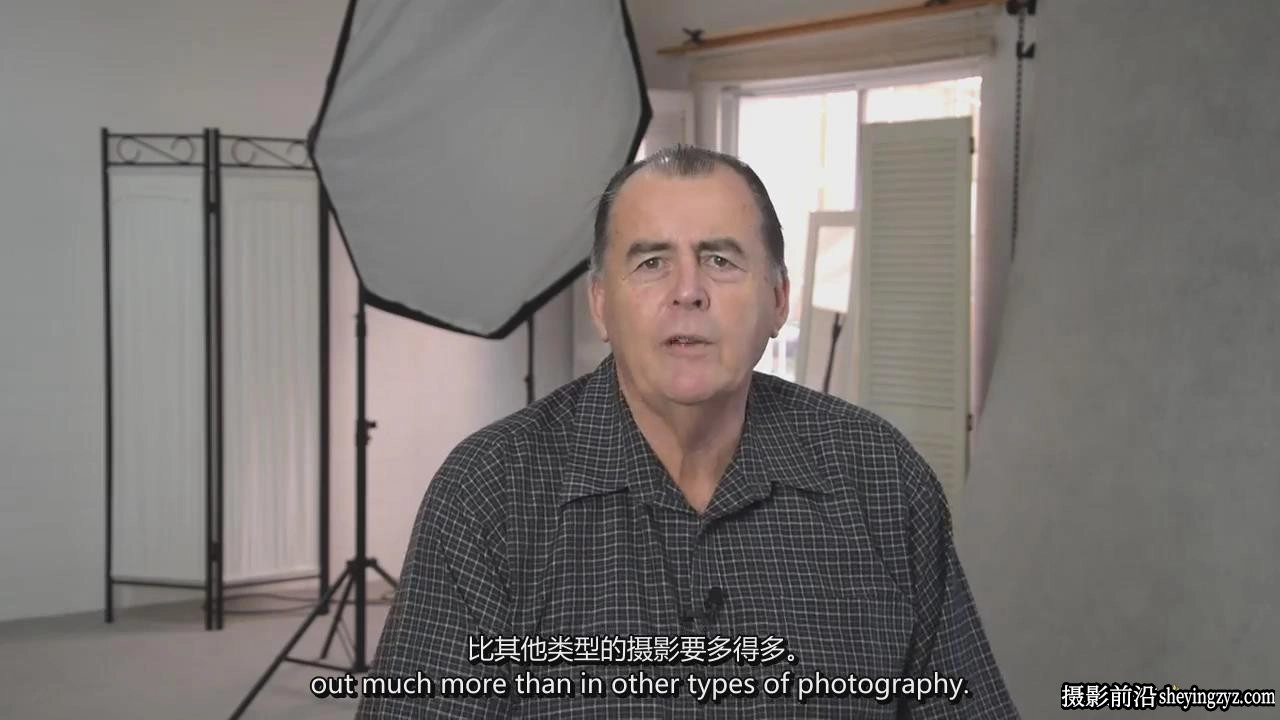 摄影师Warren Marshall弱光环境情绪电影人像摄影布光教程-中英字幕