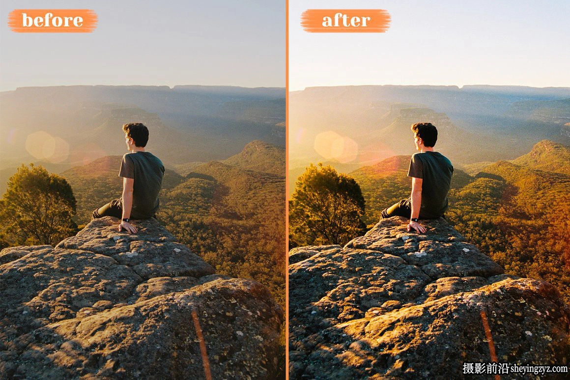最佳黄金时段逆光人像手机版LR预设 Golden Hour Lightroom Presets
