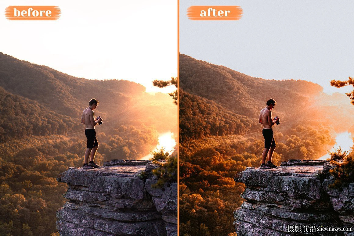 最佳黄金时段逆光人像手机版LR预设 Golden Hour Lightroom Presets
