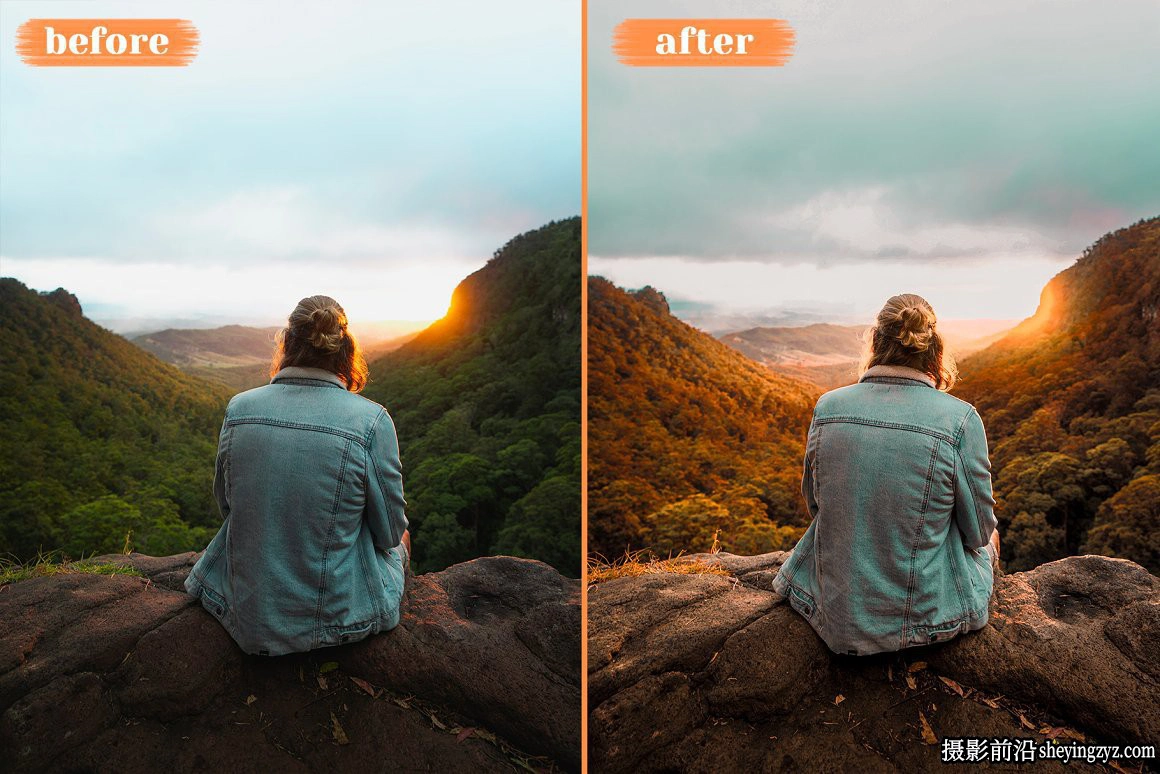 最佳黄金时段逆光人像手机版LR预设 Golden Hour Lightroom Presets