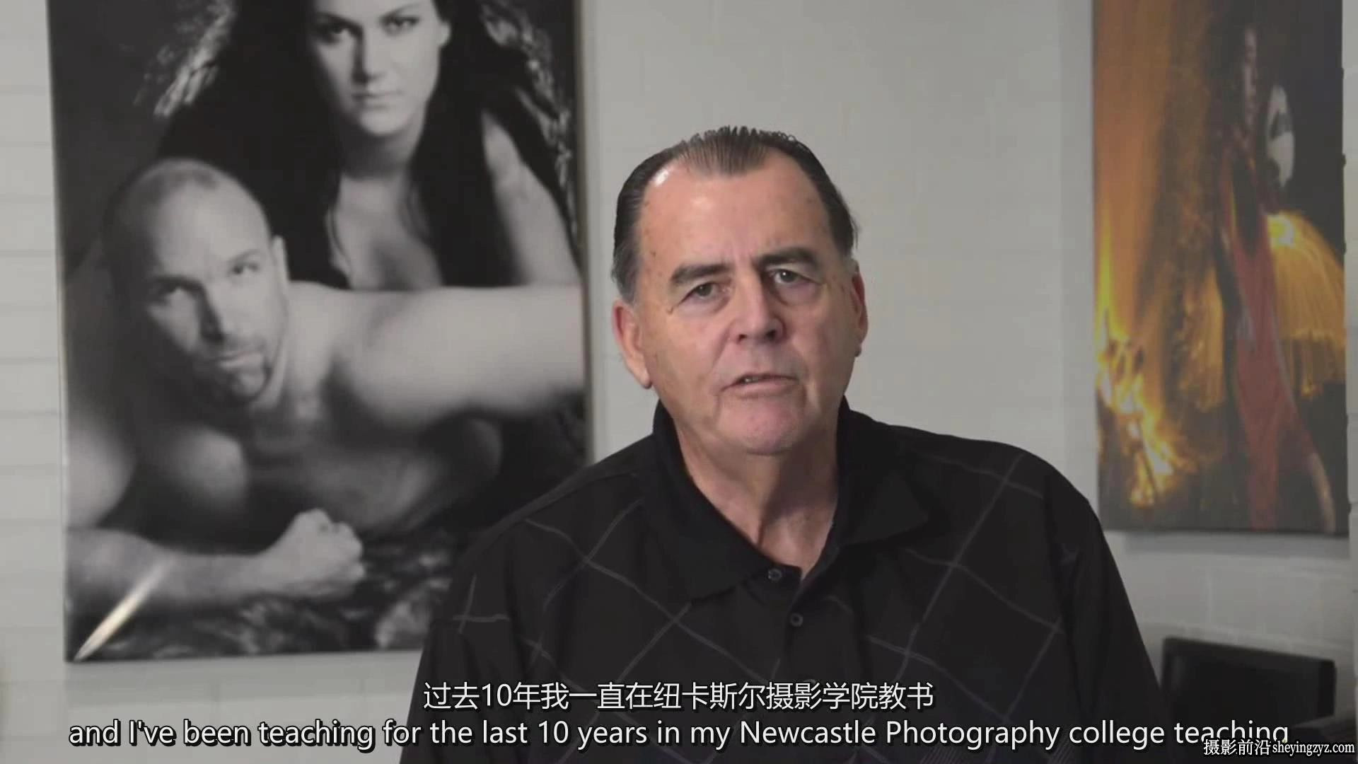 摄影师Warren Marshall时尚泳装人像摄影布光及摆姿势教程-中英字幕