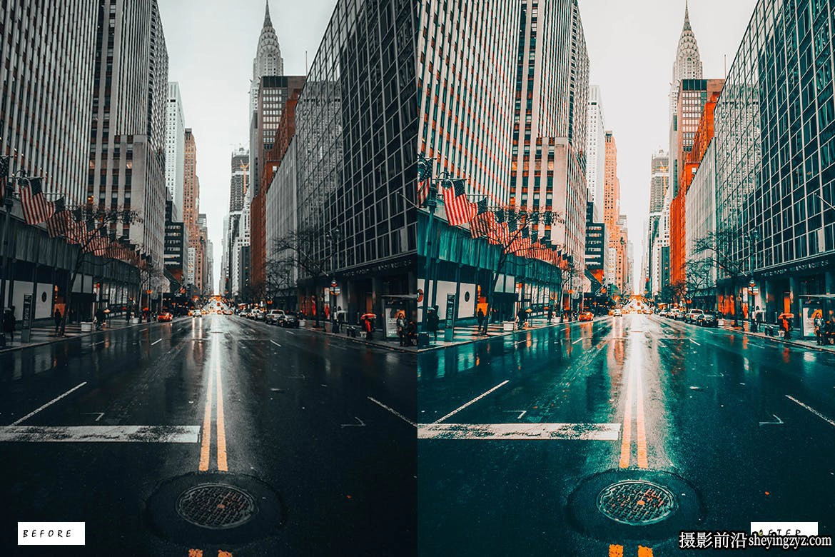 12种城市街头电影人像LR预设Street photography lightroom presets
