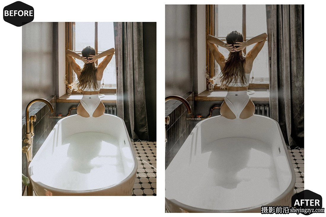 中性灰胶片网红打卡人像Lr预设Silver Pearl Lightroom Presets