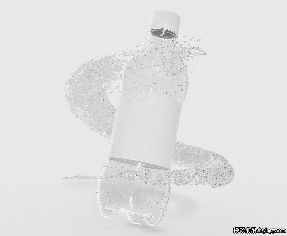 矿泉水塑料瓶免费样机模型