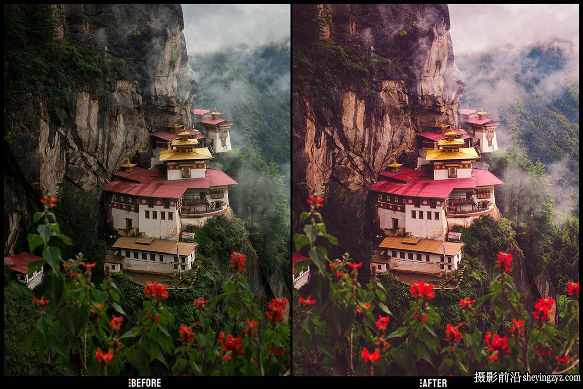 哑光电影胶片Lr预设及手机lr预设 Purple Matte - Lightroom Presets