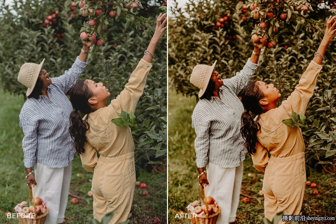 苹果派温暖电影胶片人像LR预设 Apple Pie Lightroom Presets