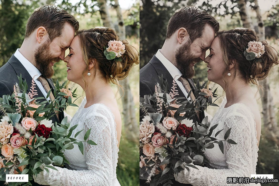 20种梦幻婚礼胶片人像lr预设 Matte Wedding Lightroom Presets