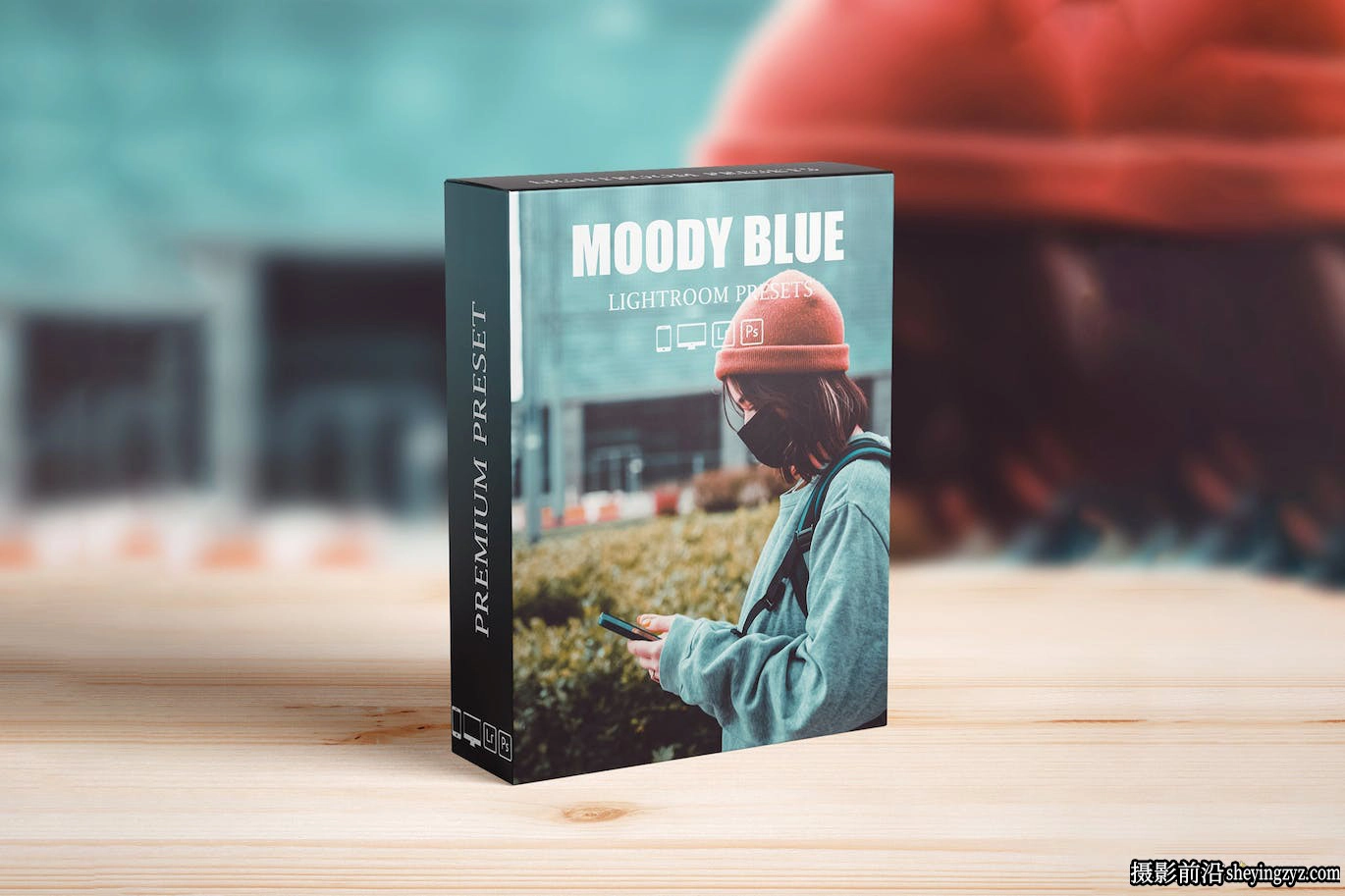 蓝调电影人像Lr预设及手机版lr预设 Moody Blue Cinematic Presets