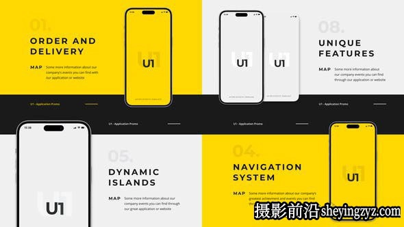AE模版下载-iPhone手机APP展示片头模板 U1- App Promo