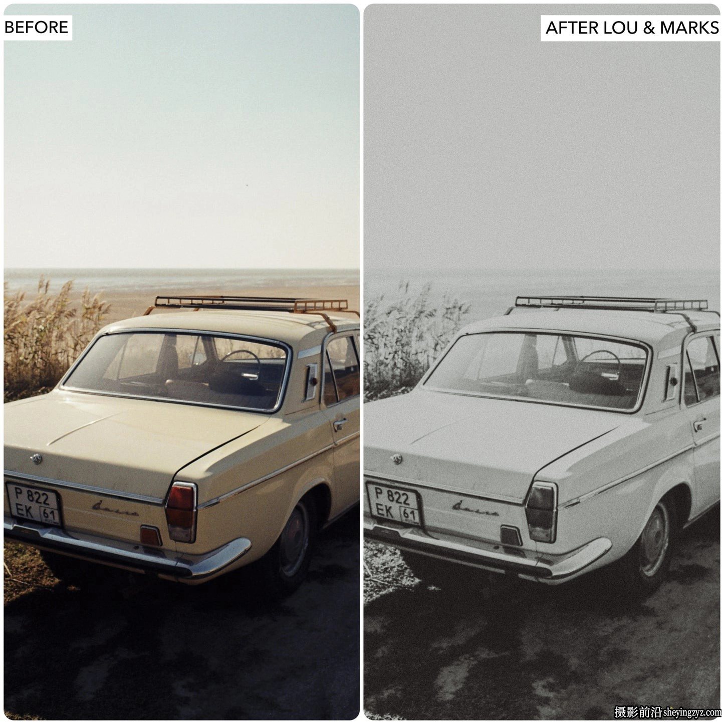 老式黑白电影胶片r预设 LouMarks Vintage B&amp;W Lightroom Presets