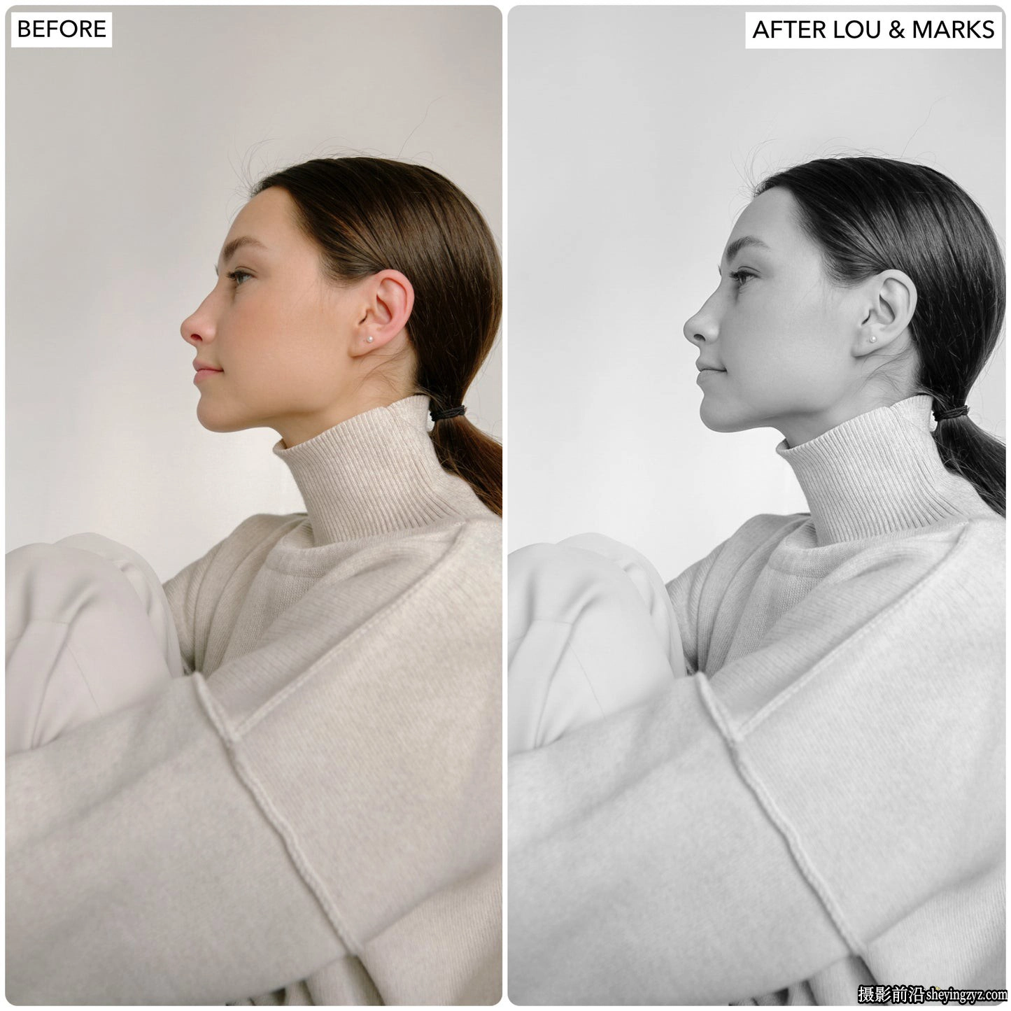 经典黑白胶片LR预设及ACR预设 LouMarks Black &amp; White Presets