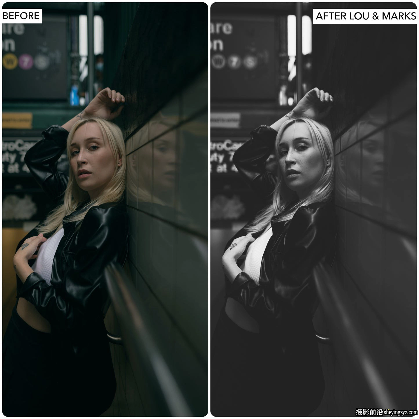 褪色黑白胶片LR预设及ACR预设 LouMarks Matte B&amp;W Lr Presets
