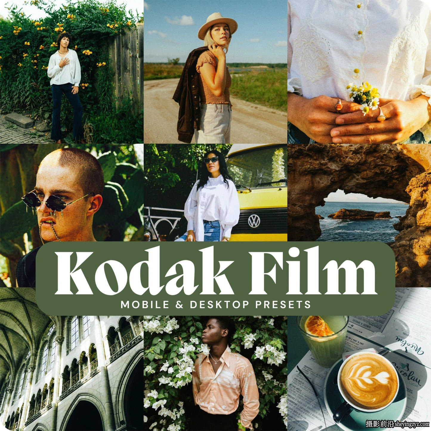 柯达电影胶片LR预设及ACR预设 LOUMARKS Kodak Lightroom Presets