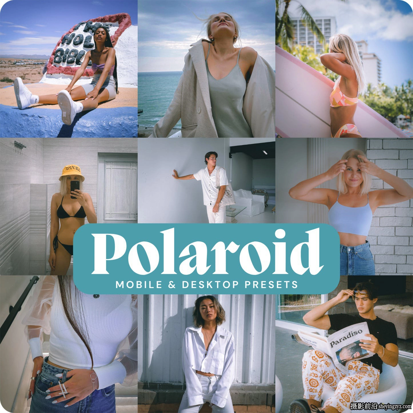 宝丽来电影胶片Lr预设及ACR预设 LOUMARKS Polaroid Film Presets