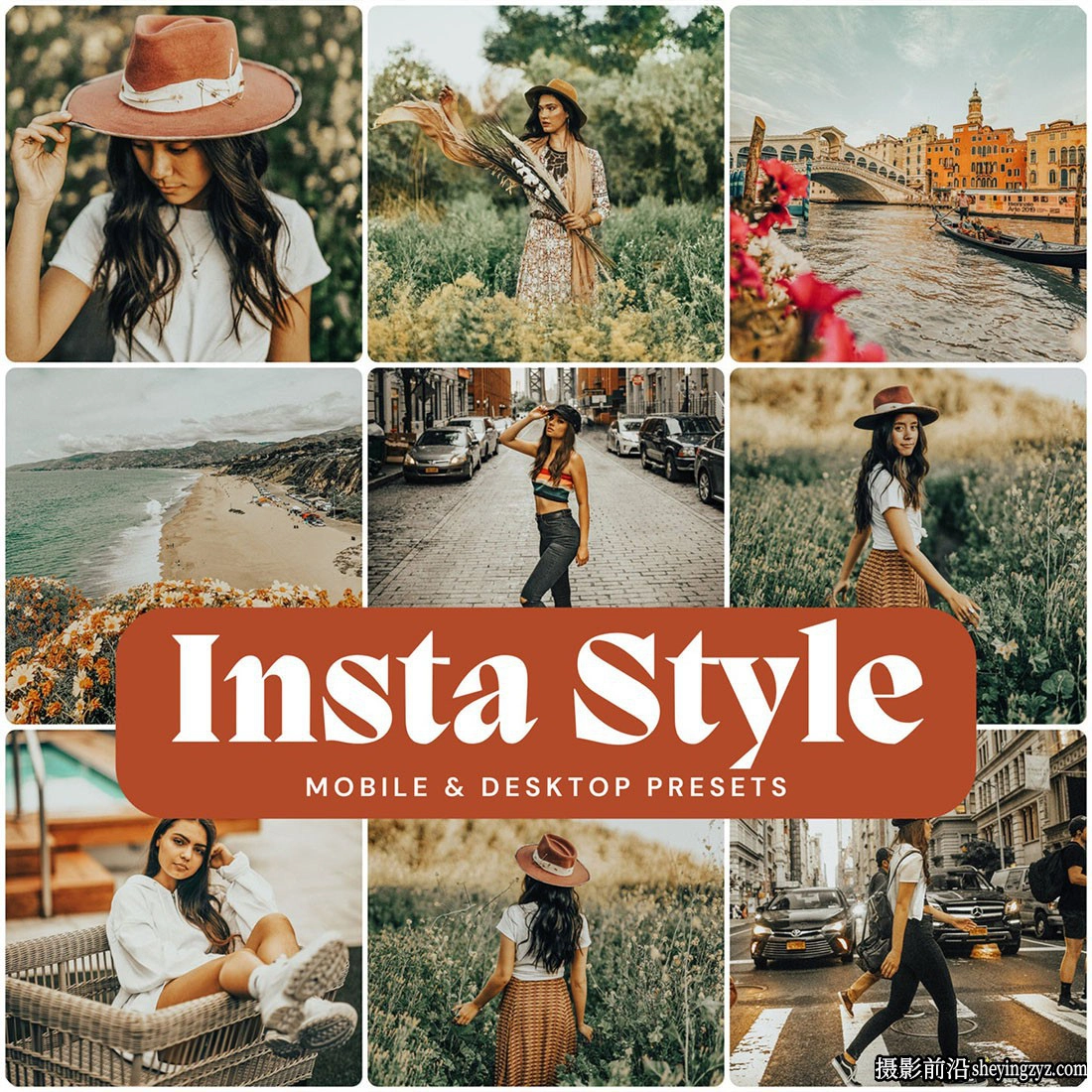 复古电影INS网红人像Lr预设LOUMARKS Insta Style Lightroom Presets