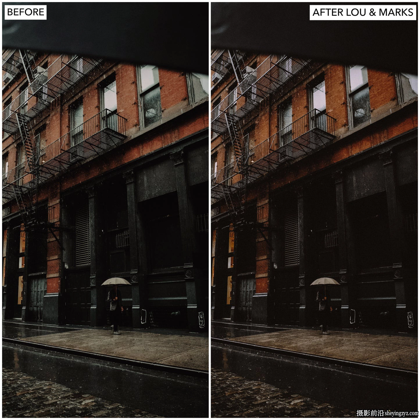 10种黑暗电影人像免费LR预设LouMarks-Film Noir Lightroom Presets