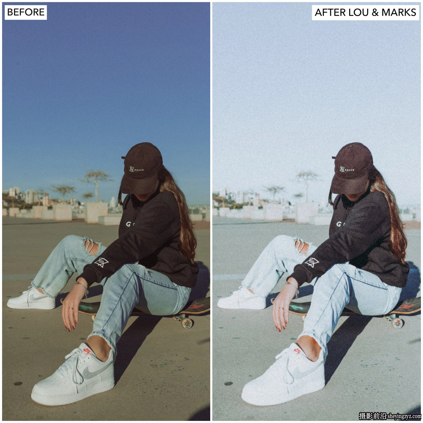 10种褪色电影胶片Lr预设 LouMarks -Faded Film Lightroom Presets