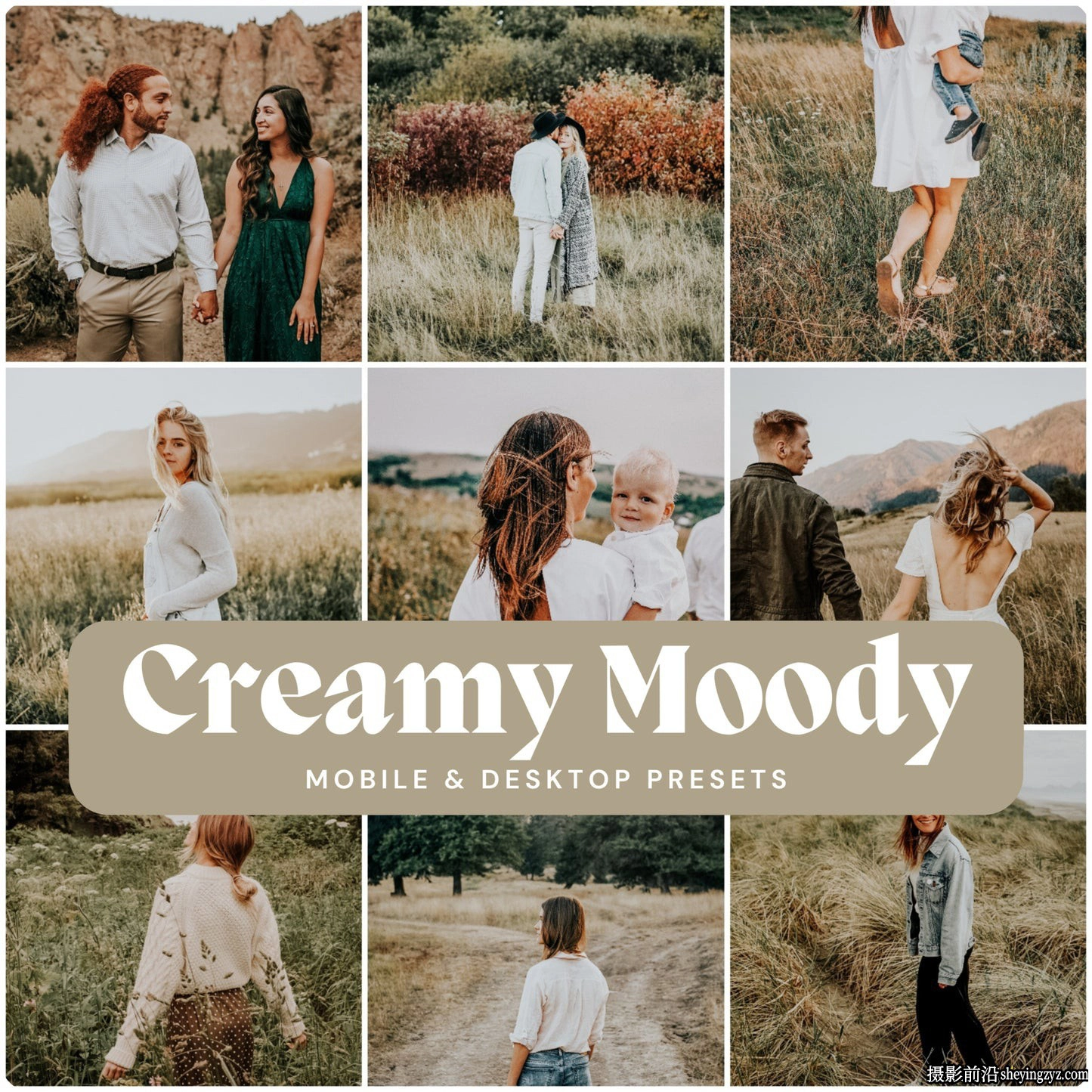 10种奶油胶片忧郁人像Lr预设 LouMarks Creamy Lightroom Presets