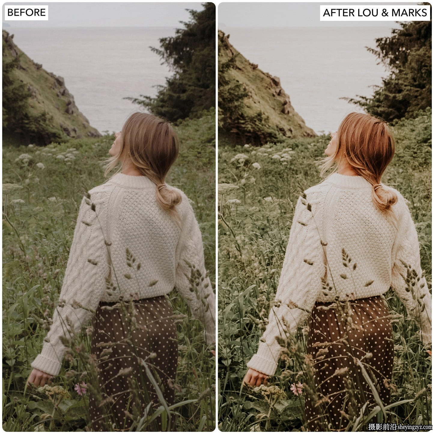 10种奶油胶片忧郁人像Lr预设 LouMarks Creamy Lightroom Presets
