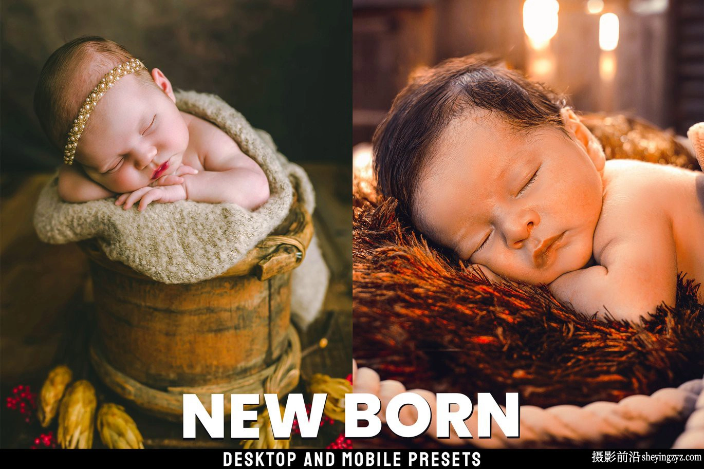 新生儿调色Lr预设及手机LR预设 New Born Lightroom Presets