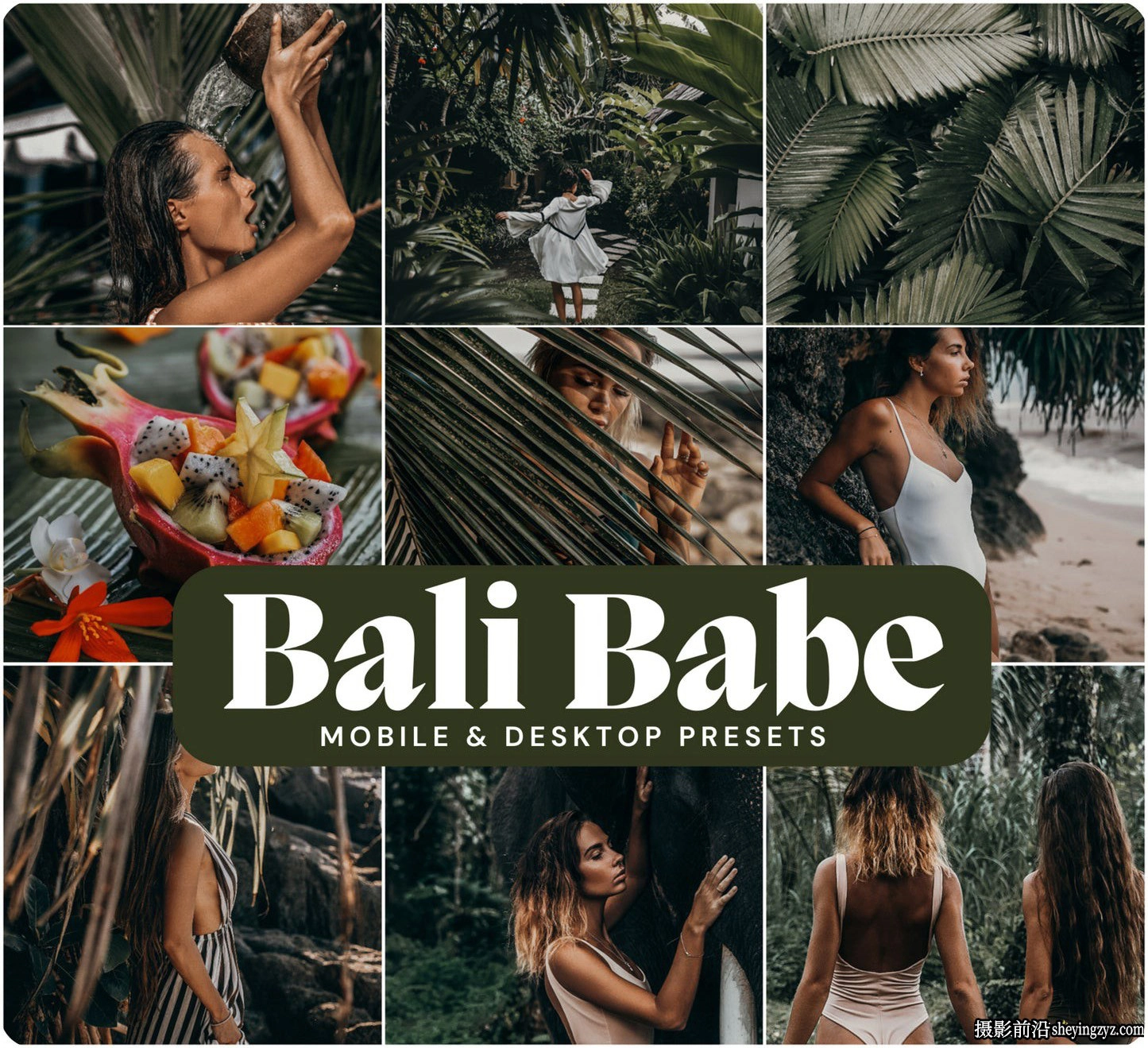 巴厘岛情绪网红人像Lr预设 LouMarks -Bali Babe Lightroom Presets