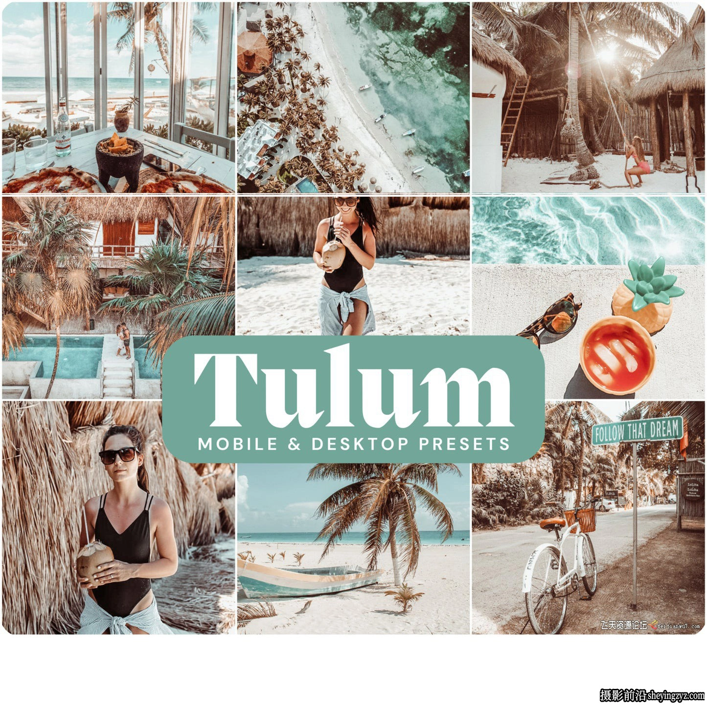 海滩旅拍电影人像Lr预设 LouMarks -Tulum Beac Lightroom Presets