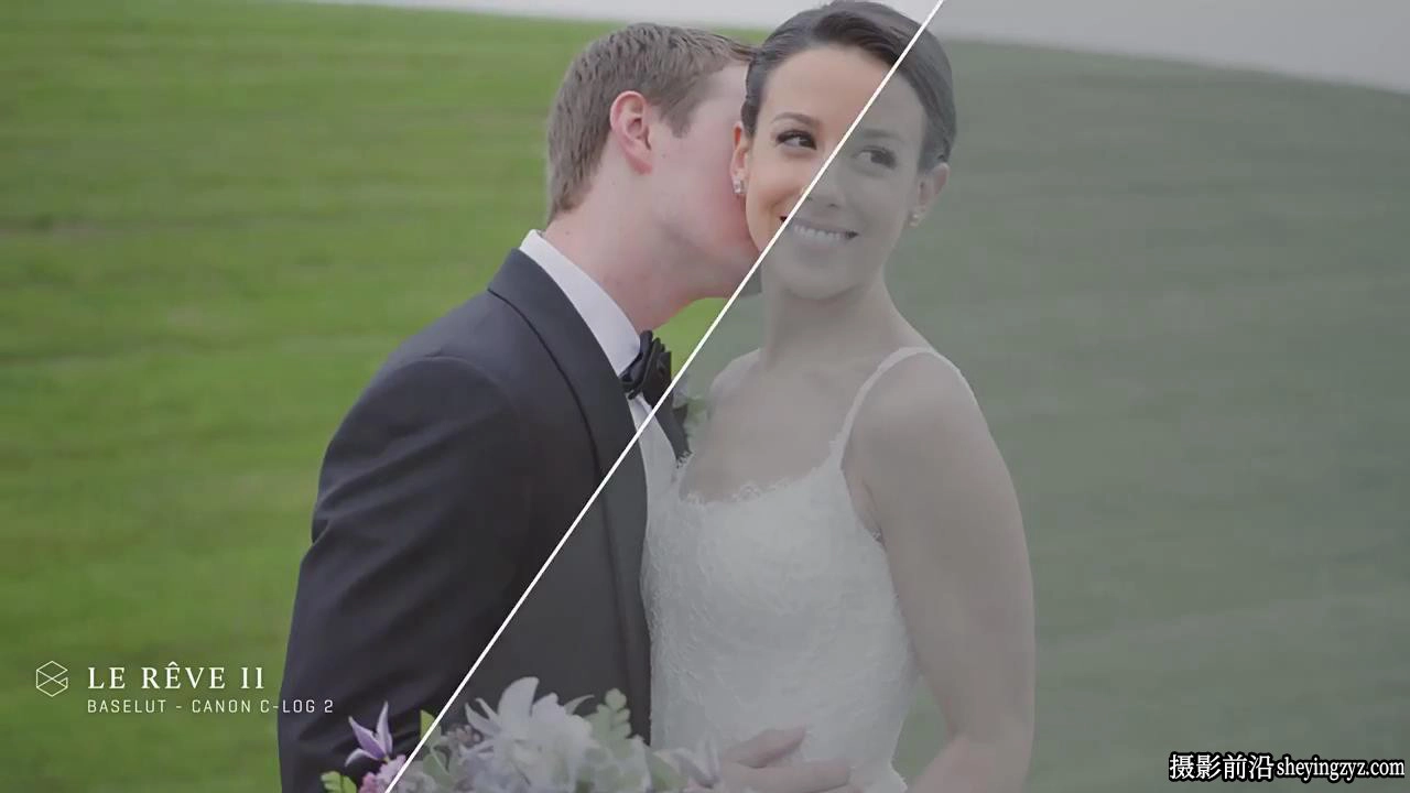 6个清新优雅奢华婚礼人像V-log灰片还原LUT调色预设Gamut-Le Reve