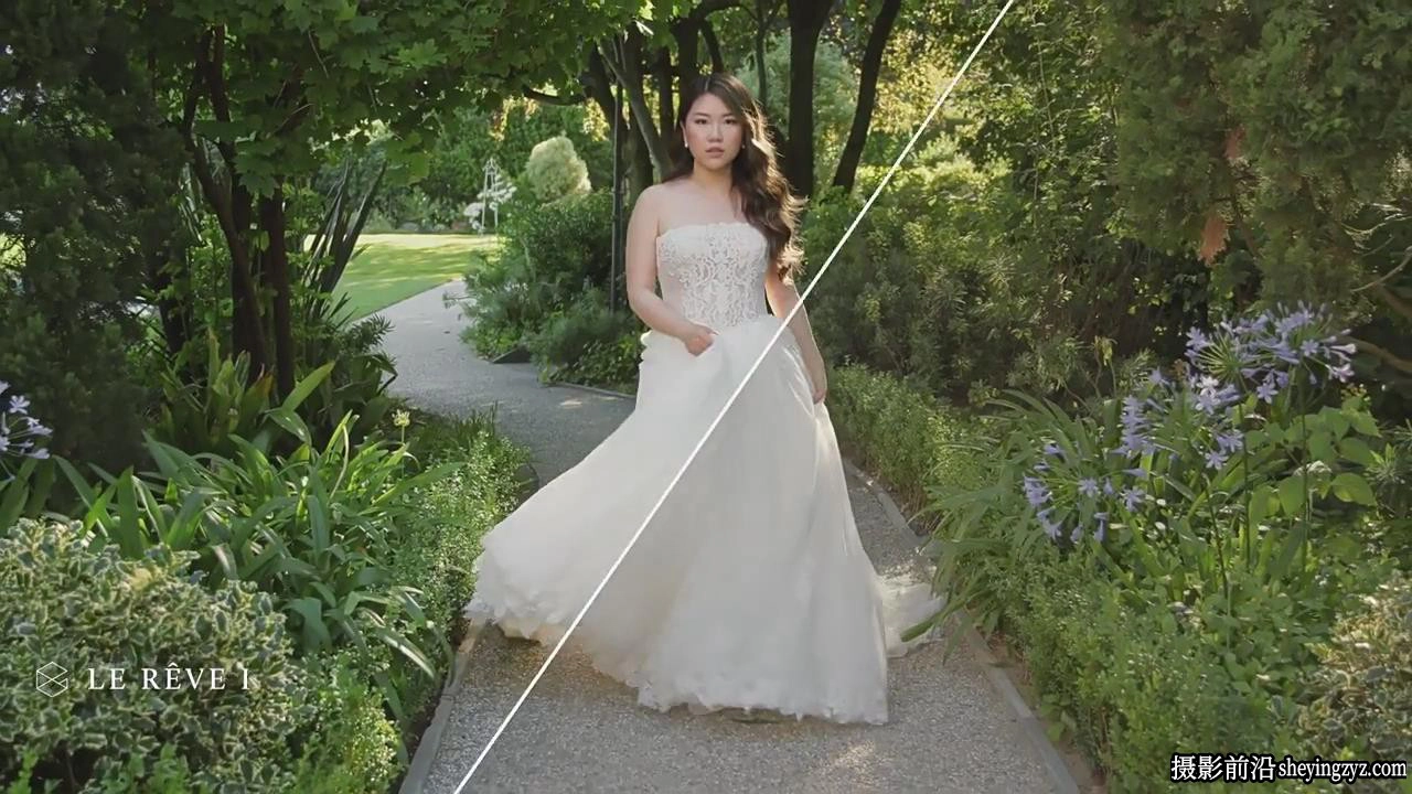 6个清新优雅奢华婚礼人像V-log灰片还原LUT调色预设Gamut-Le Reve