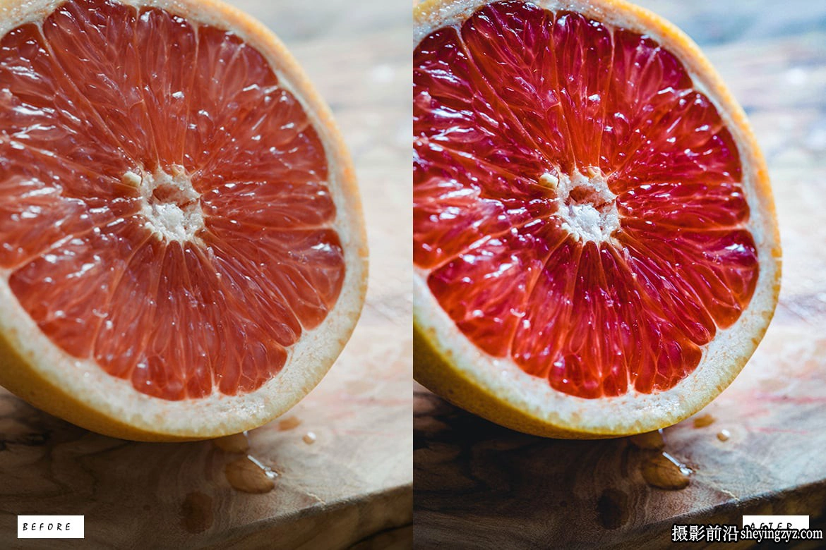 12种水果美食摄影调色Lightroom预设 Cut Fruit Lightroom Presets