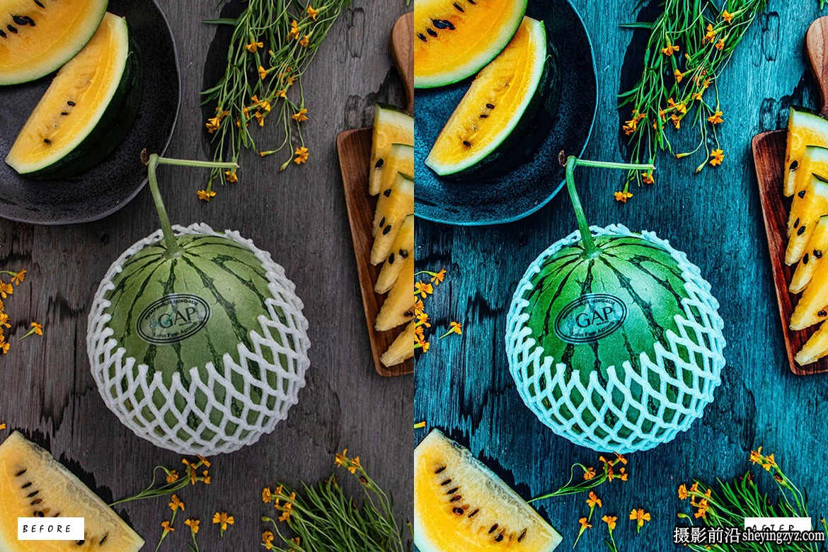 12种水果美食摄影调色Lightroom预设 Cut Fruit Lightroom Presets
