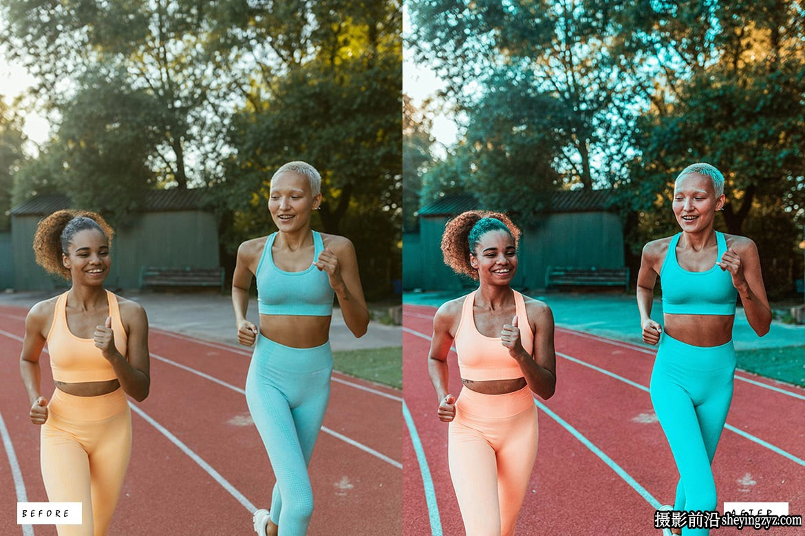 运动体育人像调色Lightroom预设Female Athletes Lightroom Presets