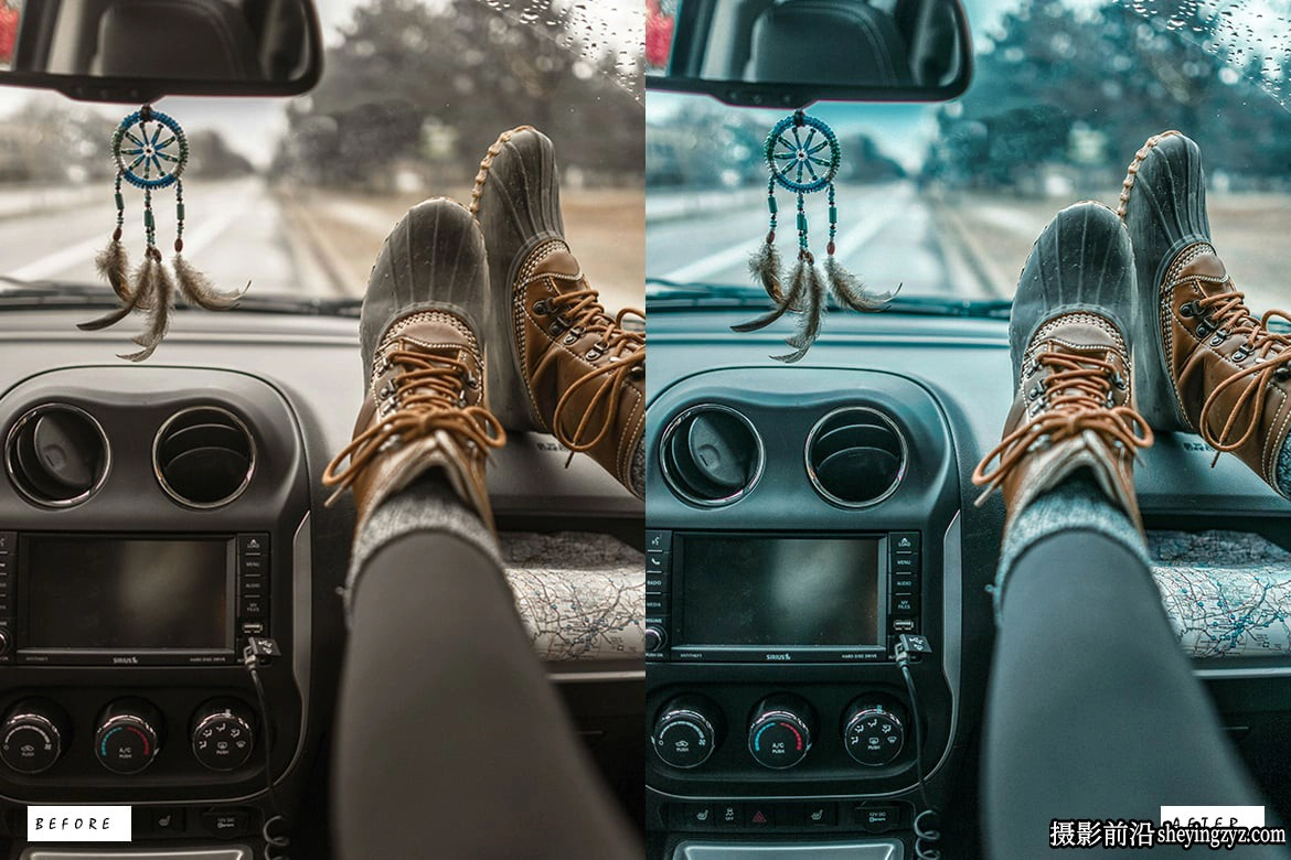 12种公路旅行电影色彩Lightroom预设 Road Trip Lightroom Presets