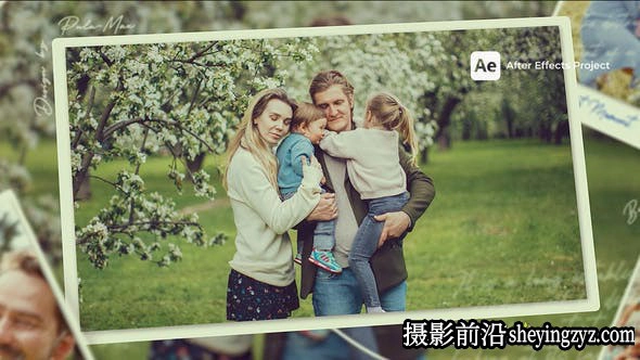 AE模板-温馨照片相册片头模板- Memories Slideshow