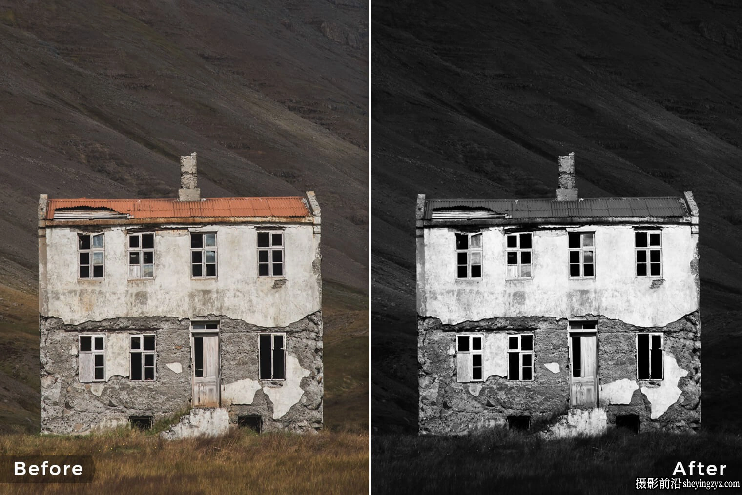 Northlandscapes - 15种黑白自然风光摄影调色Capture One预设样式
