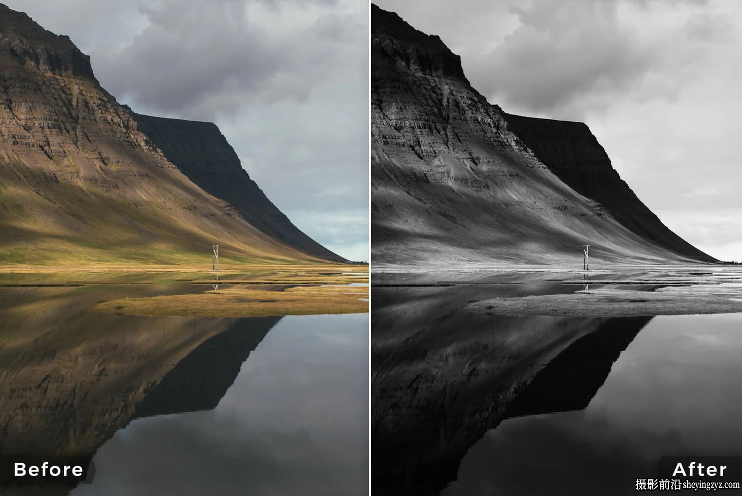 Northlandscapes - 15种黑白自然风光摄影调色Capture One预设样式