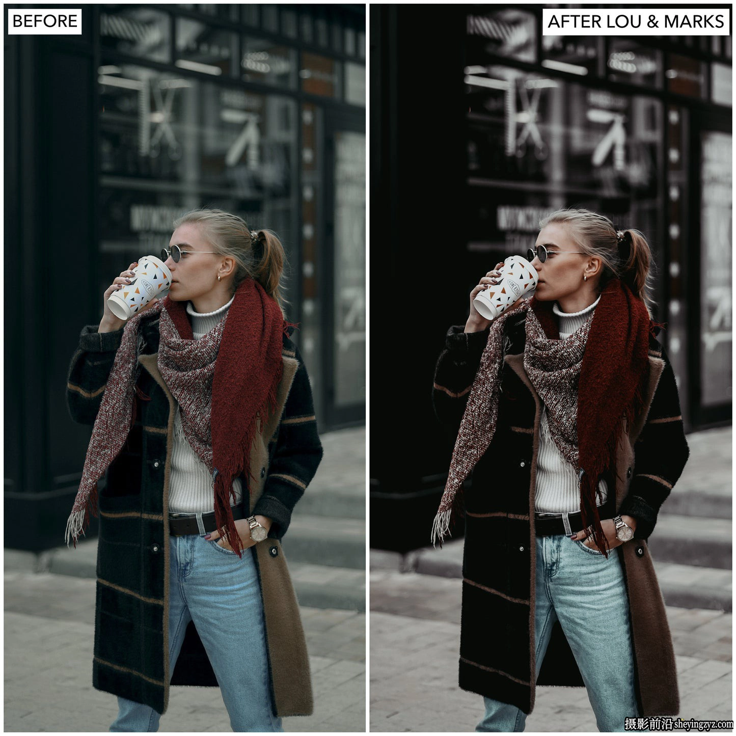 10种黑暗电影人像LR预设LouMarks-Dark Aestheti Lightroom Presets