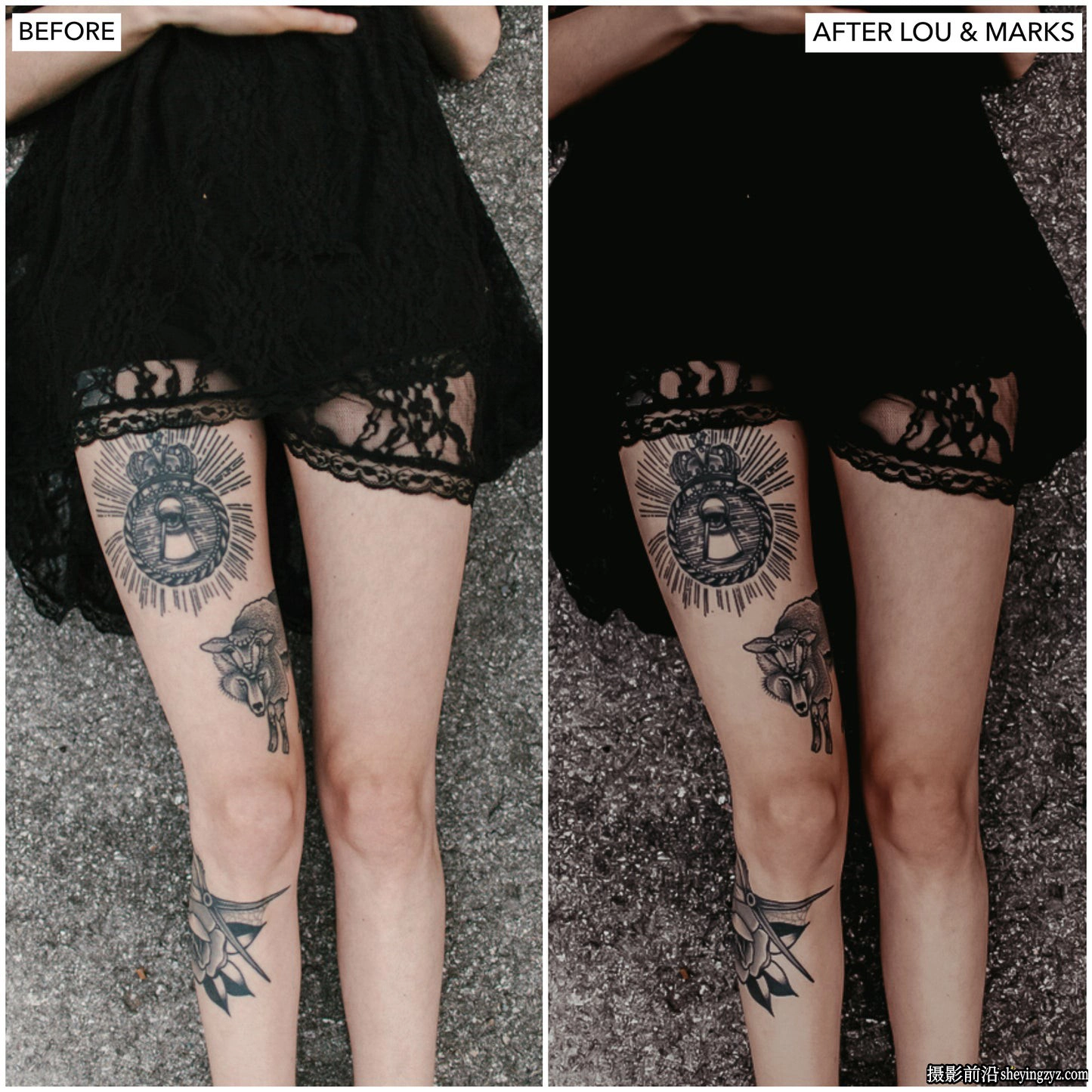 10种黑暗电影人像LR预设LouMarks-Dark Aestheti Lightroom Presets